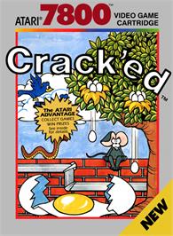 Box cover for Crack'ed on the Atari 7800.