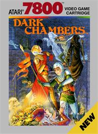 Box cover for Dark Chambers on the Atari 7800.