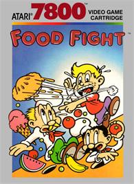 Box cover for Food Fight on the Atari 7800.