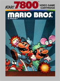 Box cover for Mario Bros. on the Atari 7800.