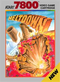 Box cover for Meltdown on the Atari 7800.