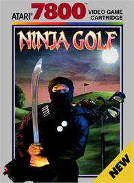 Box cover for Ninja Golf on the Atari 7800.