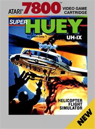 Box cover for Super Huey UH-IX on the Atari 7800.