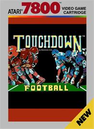 Box cover for Touchdown Football on the Atari 7800.