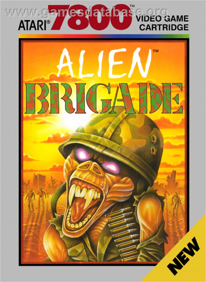 Alien Brigade - Atari 7800 - Artwork - Box