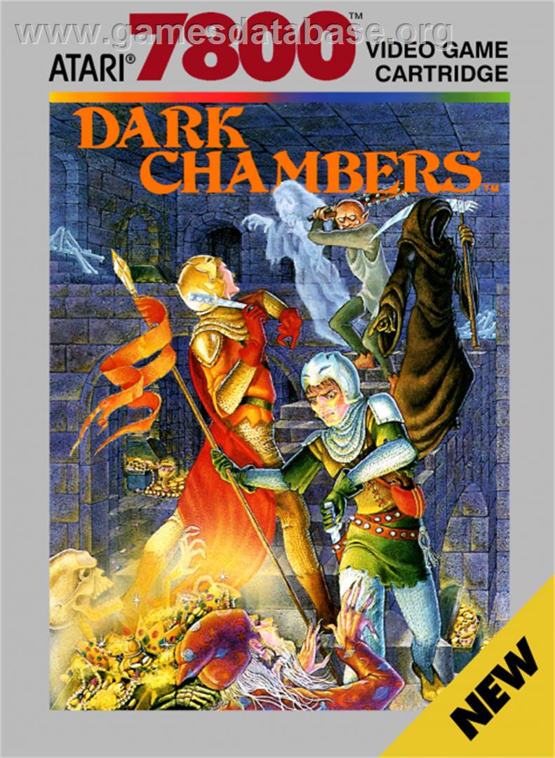 Dark Chambers - Atari 7800 - Artwork - Box
