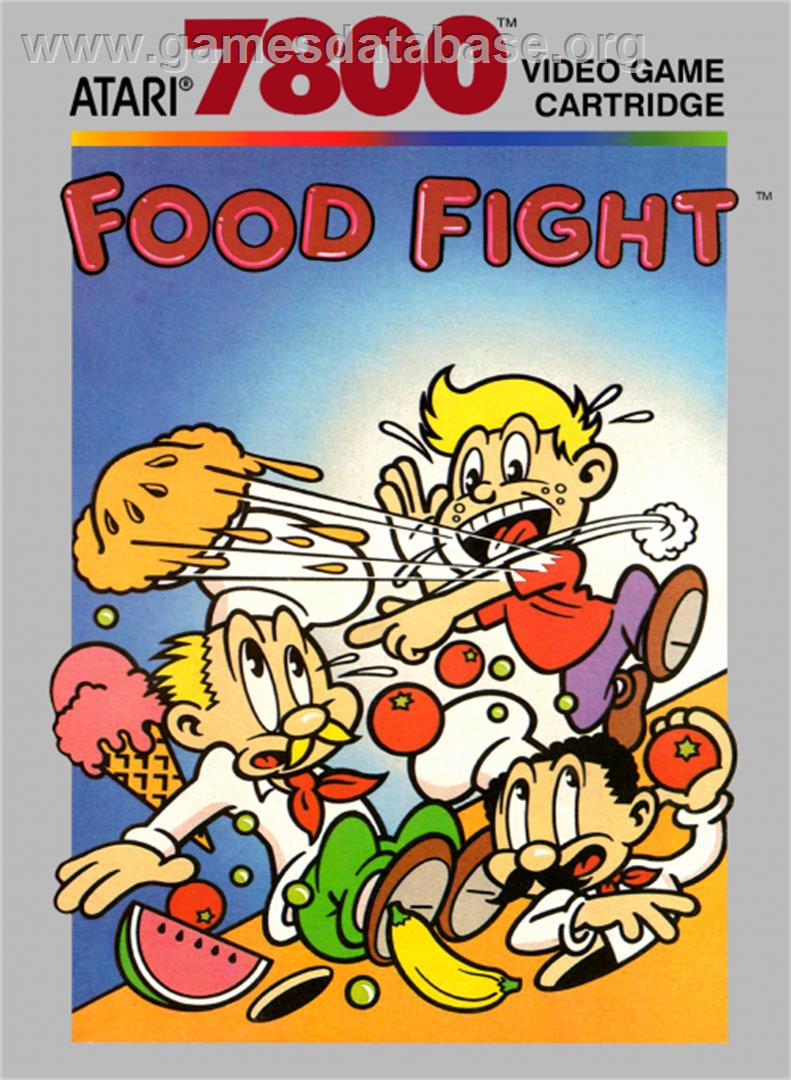 Food Fight - Atari 7800 - Artwork - Box
