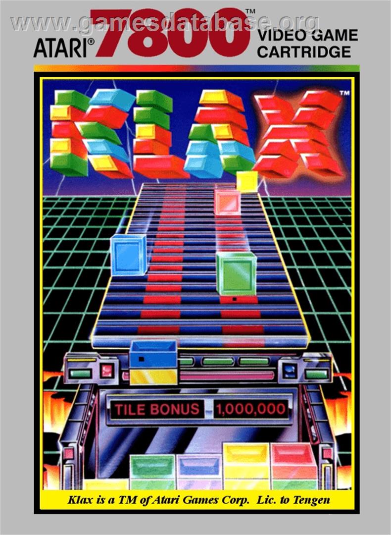 Klax - Atari 7800 - Artwork - Box