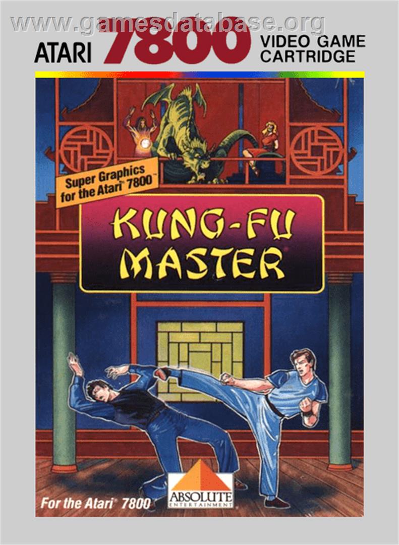 Kung-Fu Master - Atari 7800 - Artwork - Box