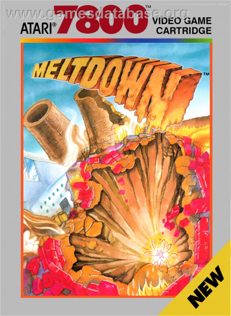 Meltdown - Atari 7800 - Artwork - Box