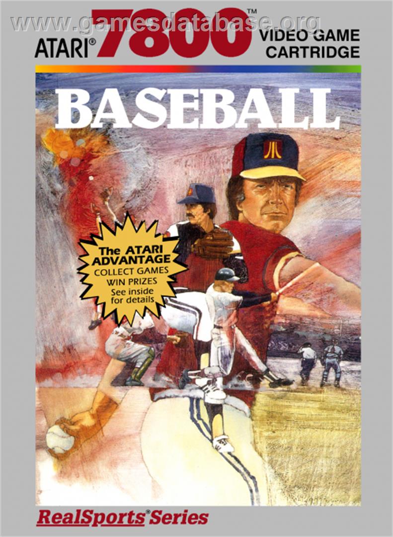 Peter Rose Baseball - Atari 7800 - Artwork - Box