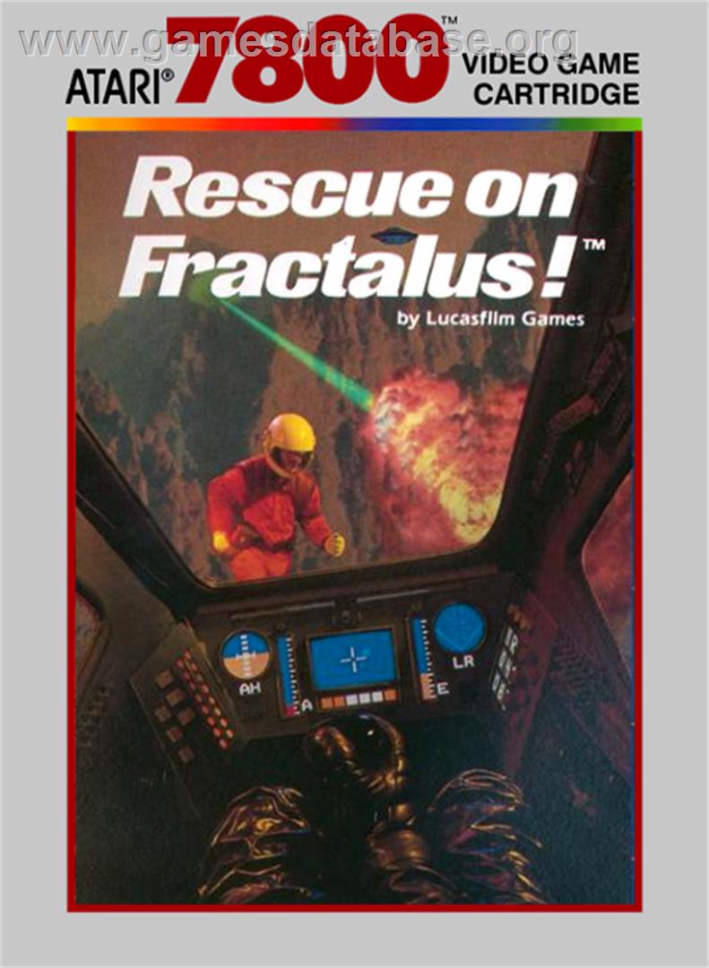 Rescue on Fractalus - Atari 7800 - Artwork - Box