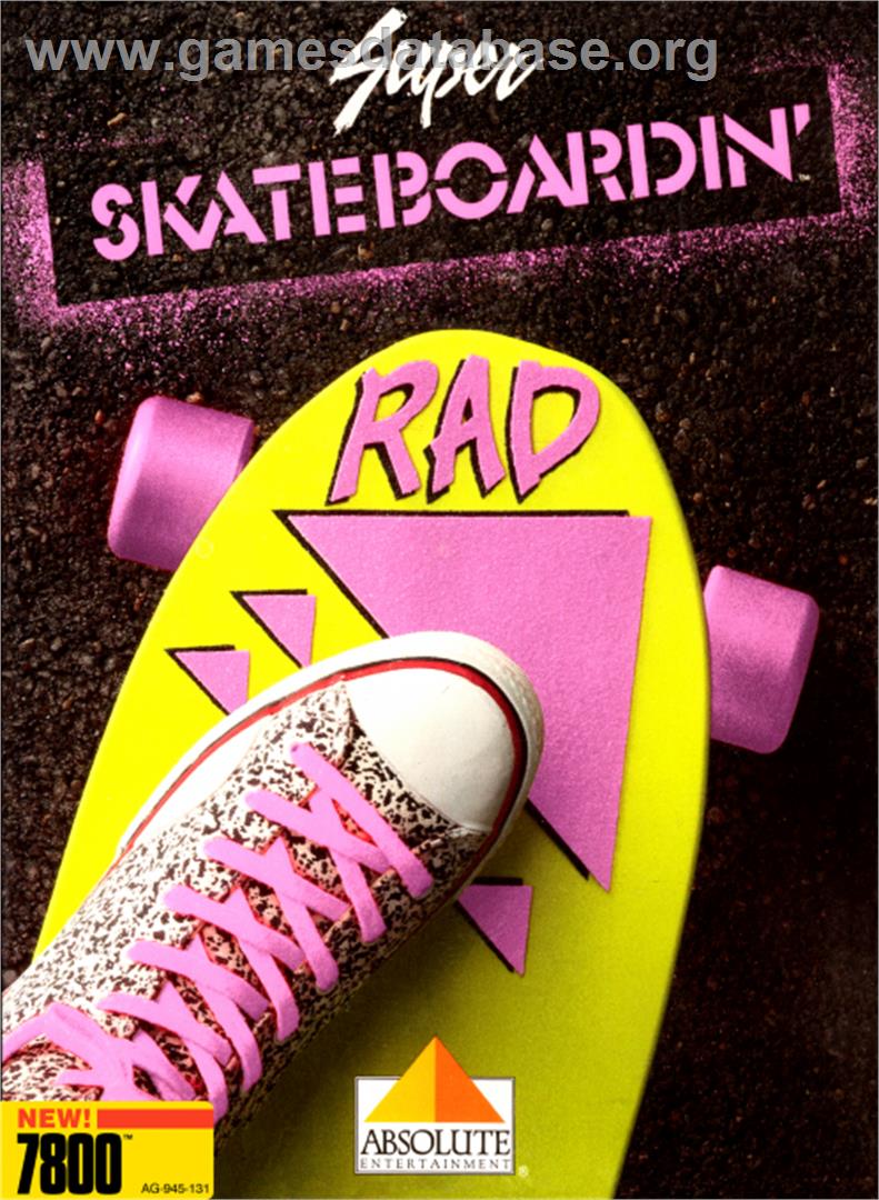 Super Skateboardin' - Atari 7800 - Artwork - Box