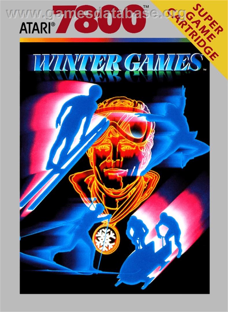 Winter Games - Atari 7800 - Artwork - Box