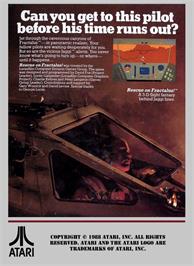 Box back cover for Rescue on Fractalus on the Atari 7800.