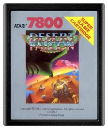 Cartridge artwork for Desert Falcon on the Atari 7800.