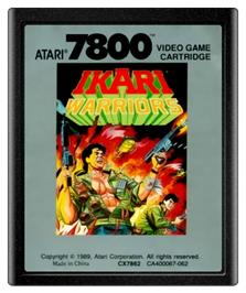 Cartridge artwork for Ikari Warriors on the Atari 7800.