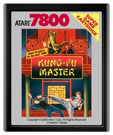 Cartridge artwork for Kung-Fu Master on the Atari 7800.