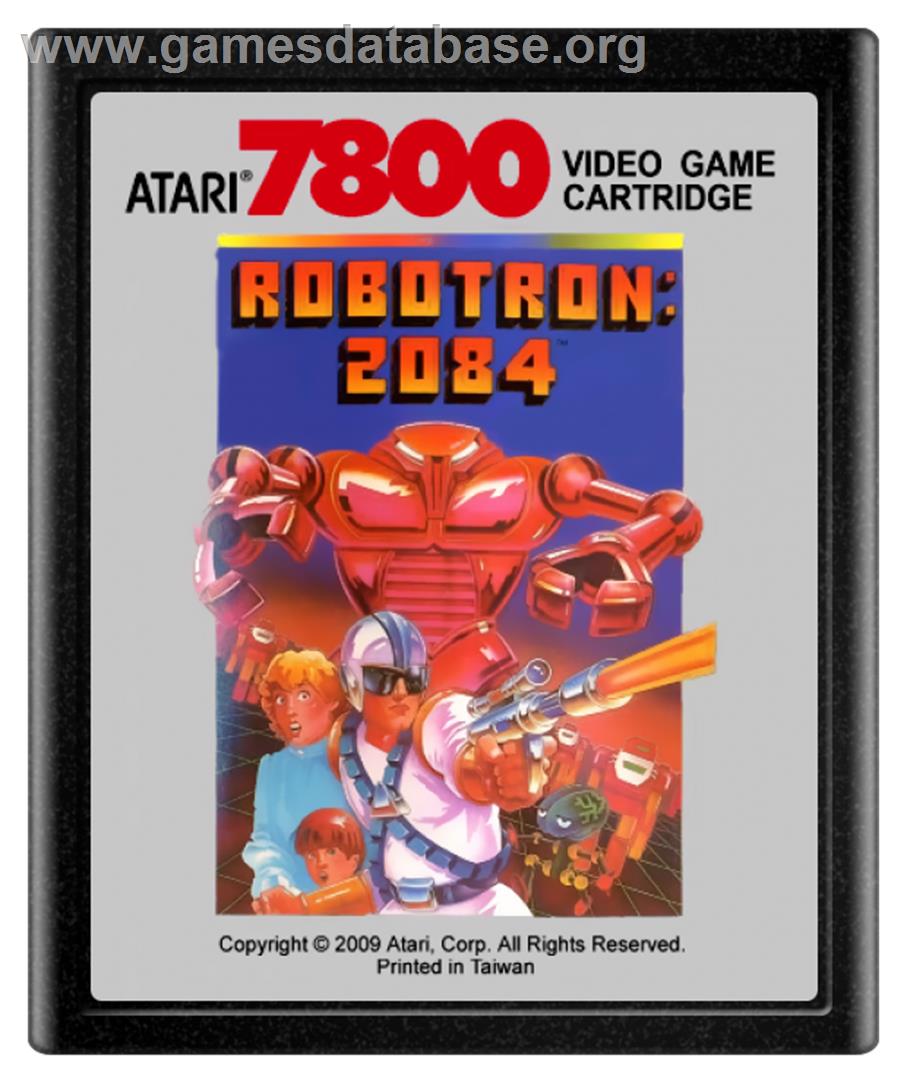 Robotron - Atari 7800 - Artwork - Cartridge