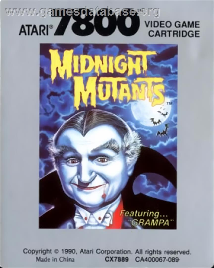 Midnight Mutants - Atari 7800 - Artwork - Cartridge Top