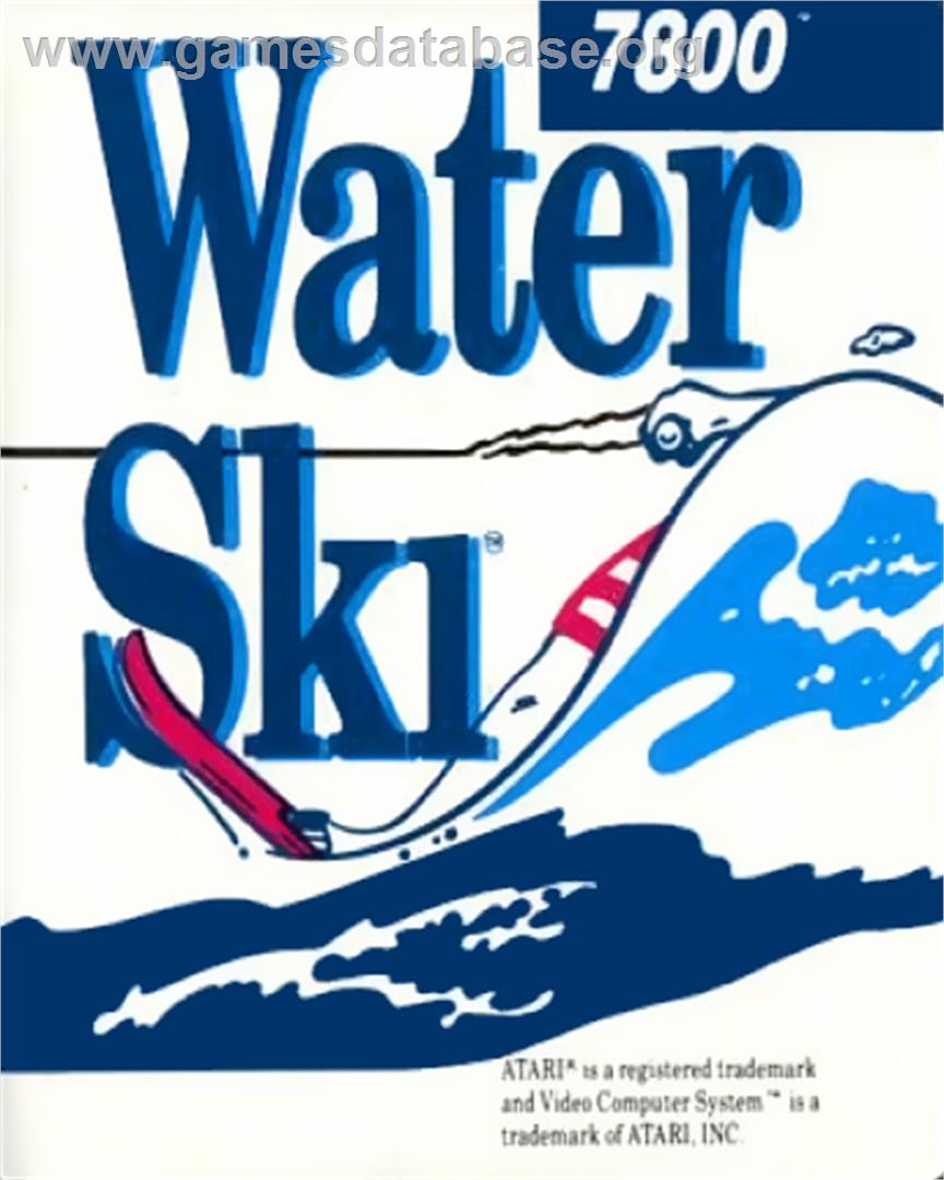 Water Ski - Atari 7800 - Artwork - Cartridge Top
