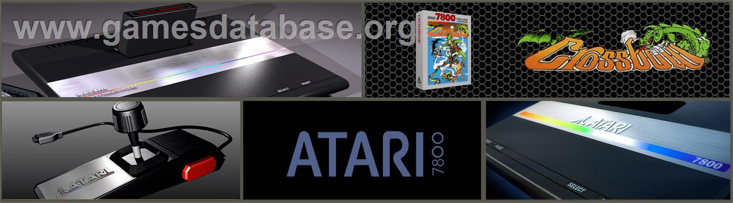 Crossbow - Atari 7800 - Artwork - Marquee