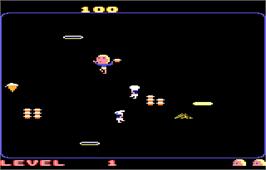 In game image of Food Fight on the Atari 7800.