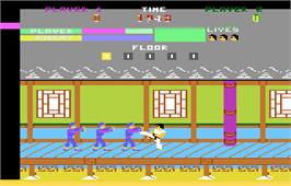 In game image of Kung-Fu Master on the Atari 7800.