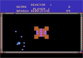 In game image of Meltdown on the Atari 7800.