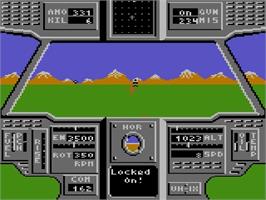 In game image of Super Huey UH-IX on the Atari 7800.
