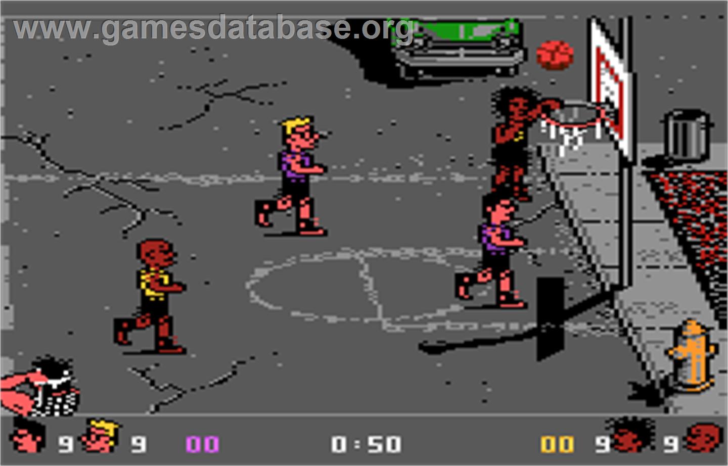 Basketbrawl - Atari 7800 - Artwork - In Game