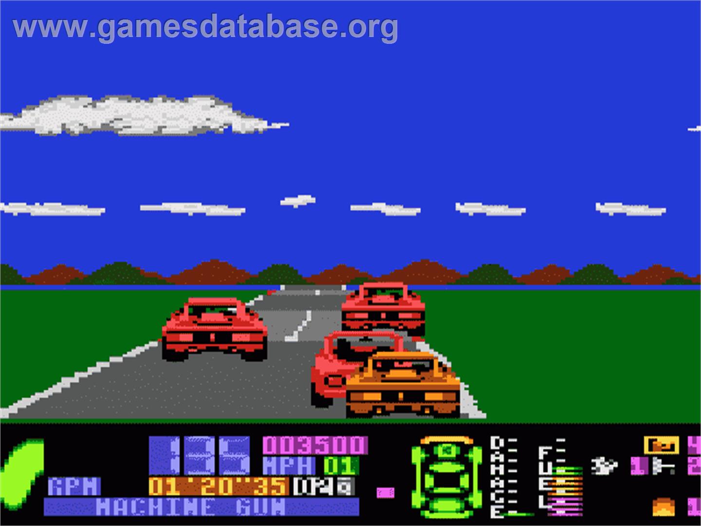 Fatal Run - Atari 7800 - Artwork - In Game