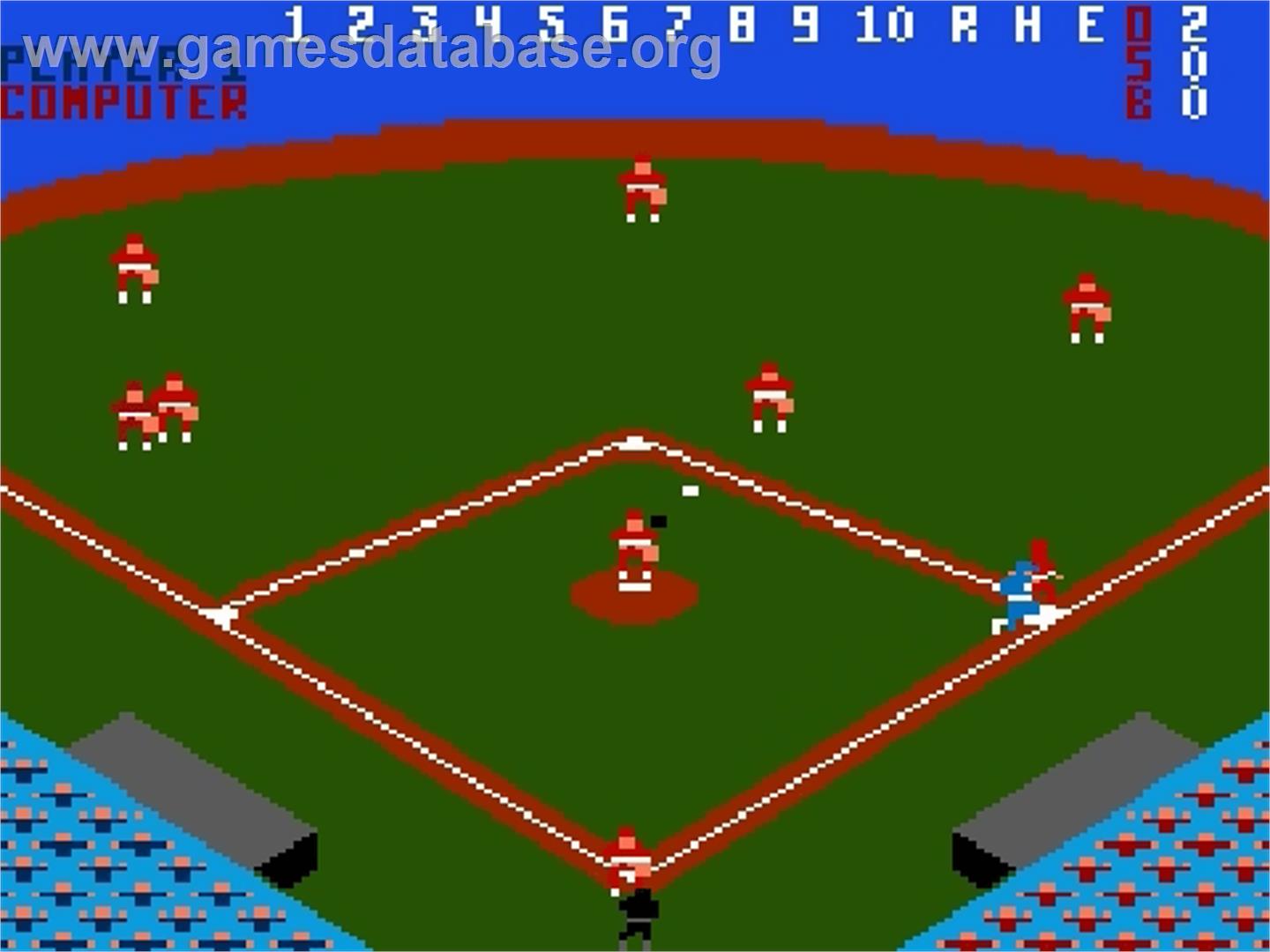RealSports Baseball - Atari 7800 - Artwork - In Game