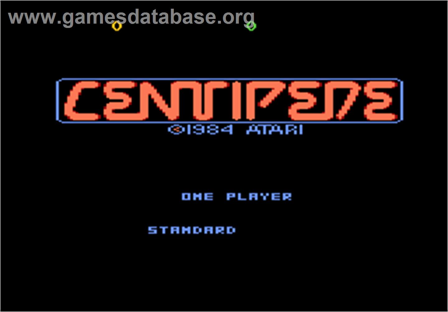 Centipede - Atari 7800 - Artwork - Title Screen