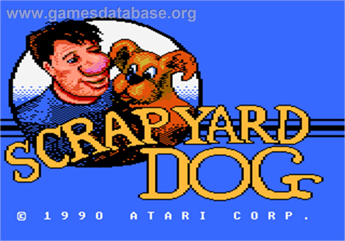 Scrapyard Dog - Atari 7800 - Artwork - Title Screen