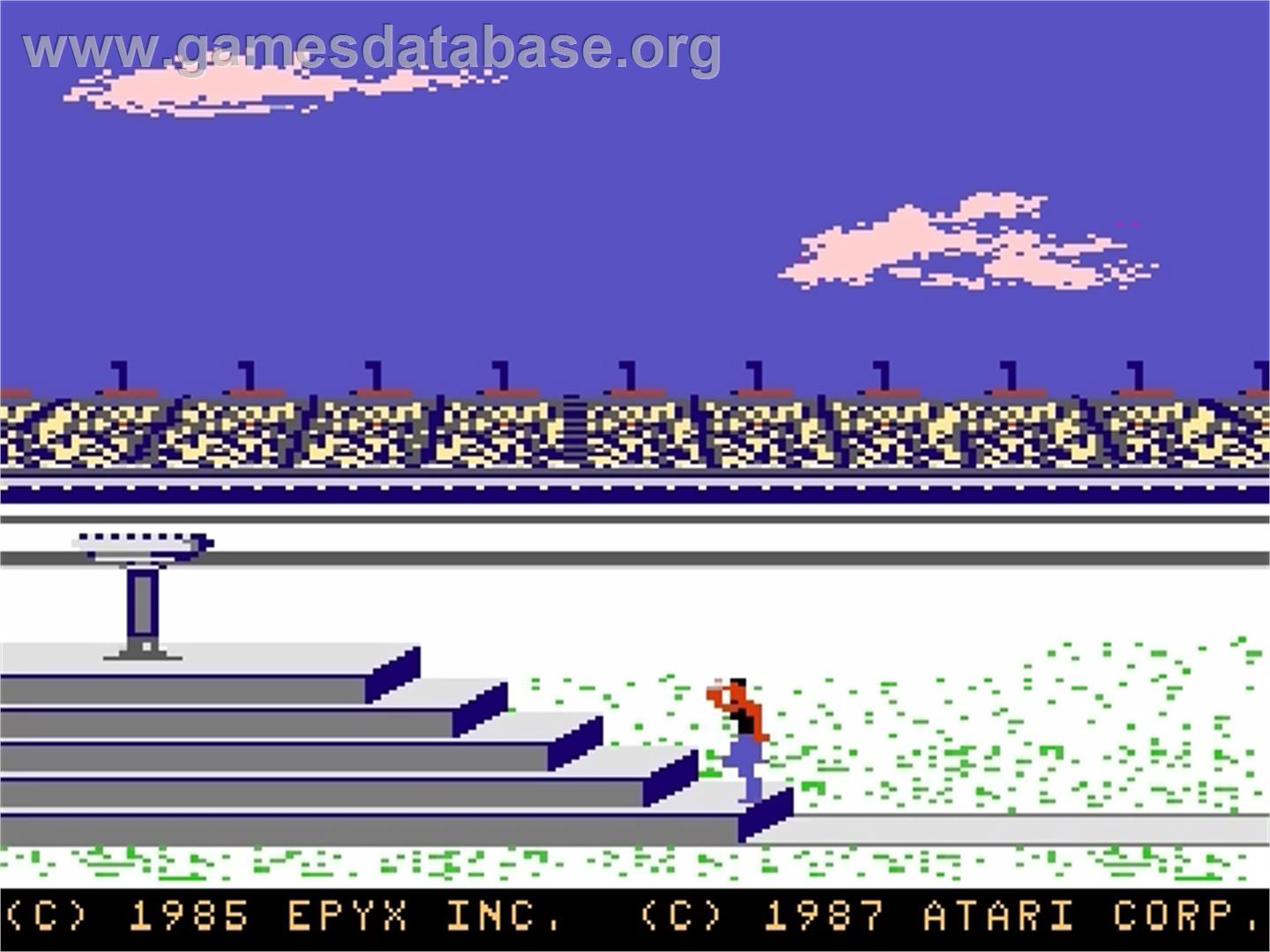 Winter Games - Atari 7800 - Artwork - Title Screen