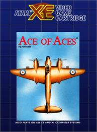 Box cover for Ace of Aces on the Atari 8-bit.