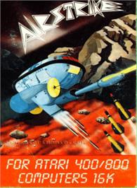 Box cover for Airstrike on the Atari 8-bit.