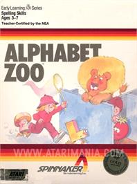 Box cover for Alphabet Zoo on the Atari 8-bit.