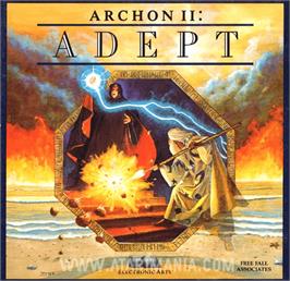 Box cover for Archon 2: Adept on the Atari 8-bit.