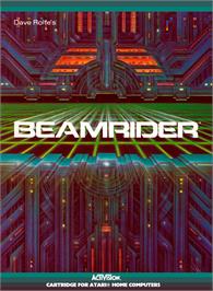 Box cover for Beamrider on the Atari 8-bit.