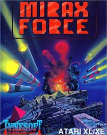 Box cover for Carrier Force on the Atari 8-bit.