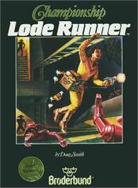 Box cover for Championship Lode Runner on the Atari 8-bit.