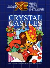 Box cover for Crystal Castles on the Atari 8-bit.