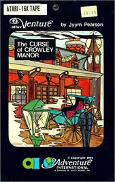 Box cover for Curse of Crowley Manor on the Atari 8-bit.