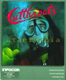 Box cover for Cutthroats on the Atari 8-bit.