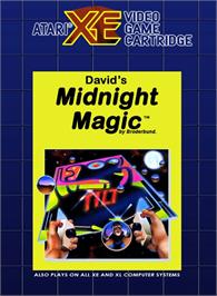Box cover for David's Midnight Magic on the Atari 8-bit.