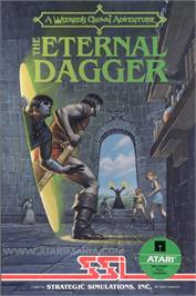 Box cover for Eternal Dagger on the Atari 8-bit.