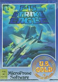 Box cover for F-15 Strike Eagle on the Atari 8-bit.