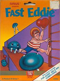 Box cover for Fast Eddie on the Atari 8-bit.